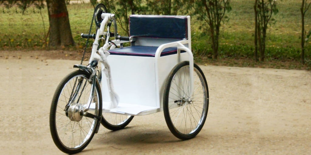 hand propelled tricycle