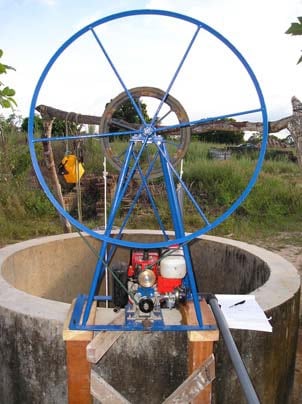 motorized rope pulley system